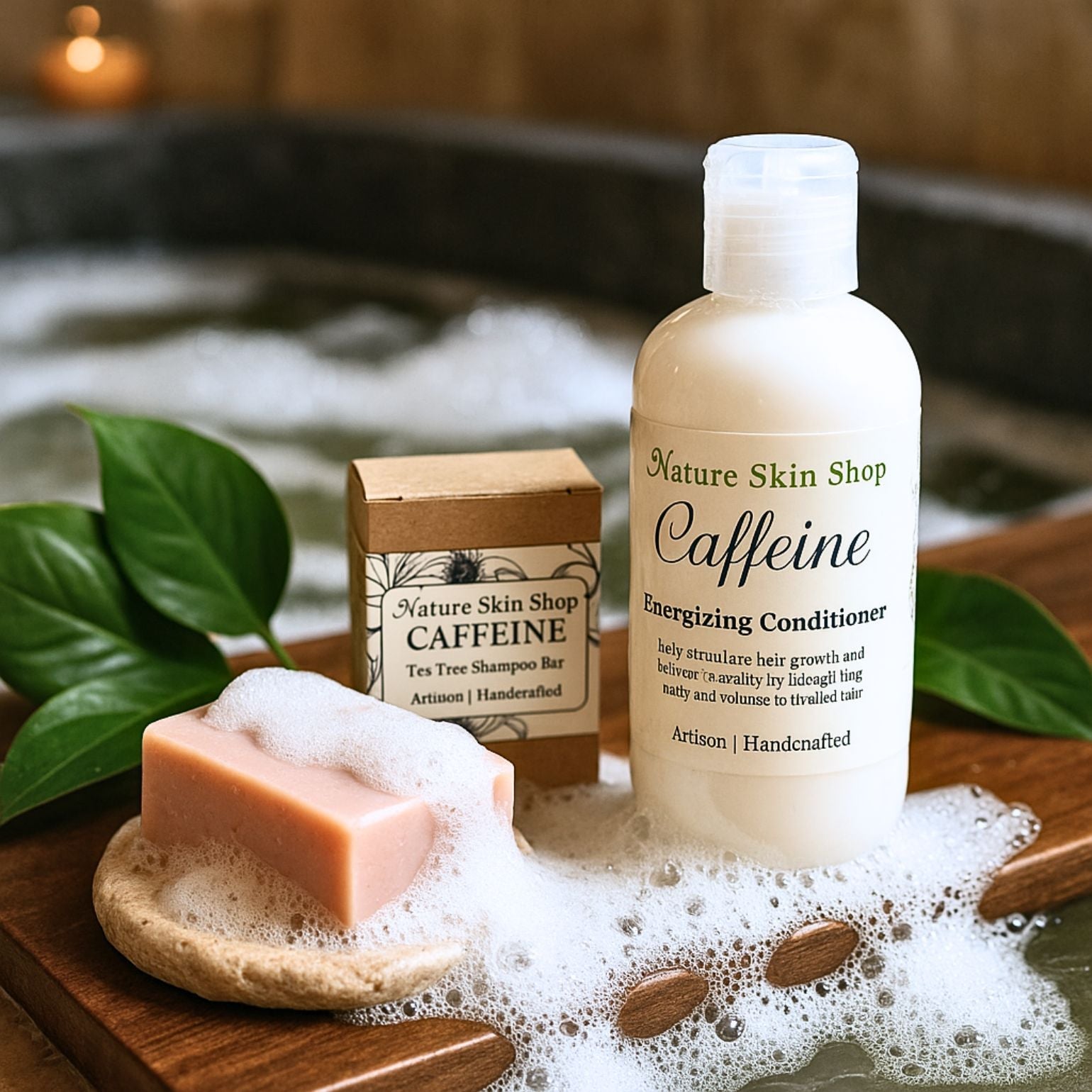 Caffeine & Tea Tree Scalp Stimulating Set