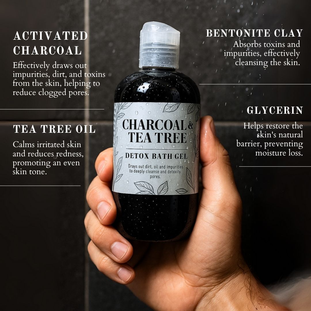 Activated Charcoal & Tea Tree Body Wash